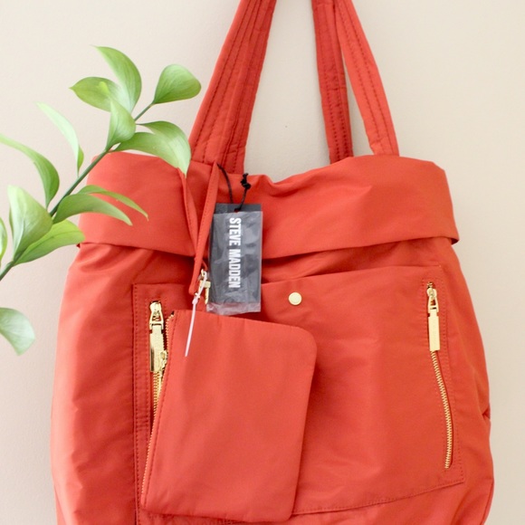 Steve Madden Handbags - NWT Orange 🍊 Steve Madden Jumbo Tote